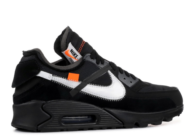 Authentic OFF-WHITE x Nike Air Max 90 black GS